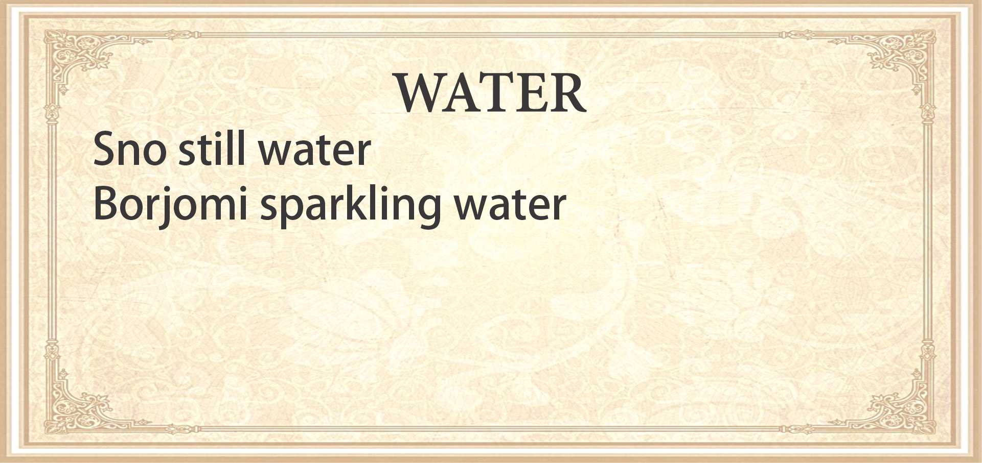 Water