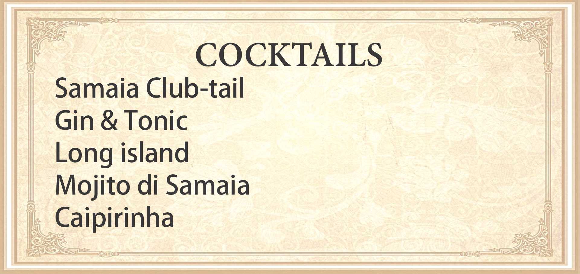 Coctails