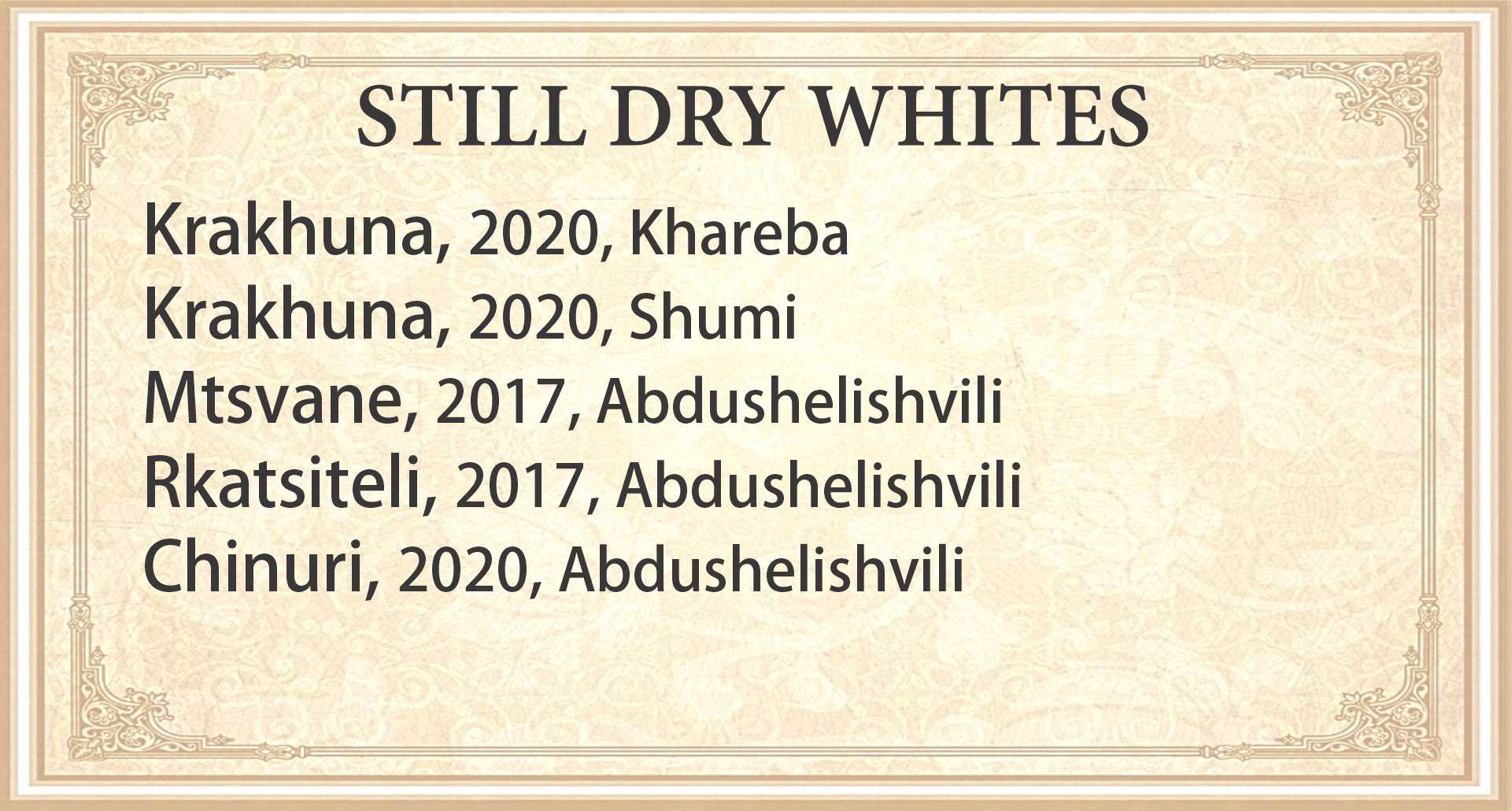 dry white